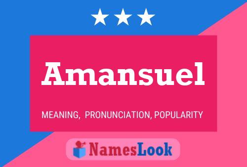 Amansuel Name Poster