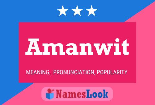 Amanwit Name Poster