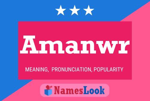 Amanwr Name Poster