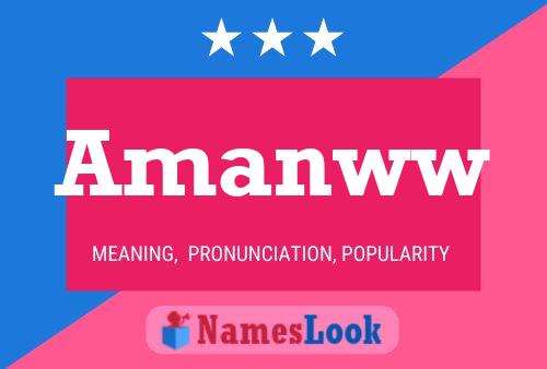 Amanww Name Poster