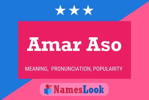 Amar Aso Name Poster