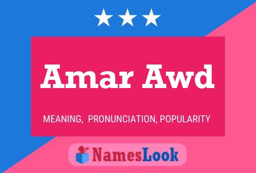 Amar Awd Name Poster