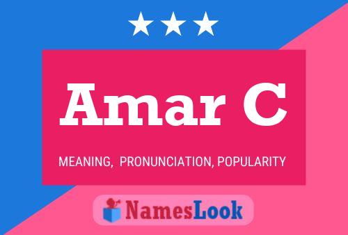 Amar C Name Poster