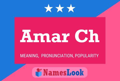 Amar Ch Name Poster