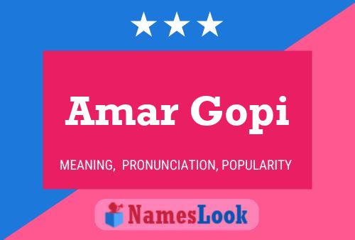 Amar Gopi Name Poster