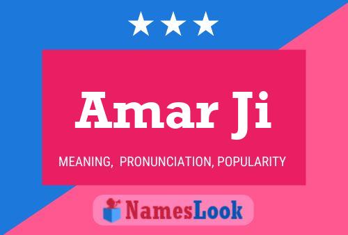 Amar Ji Name Poster