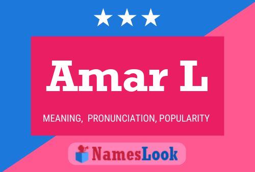 Amar L Name Poster