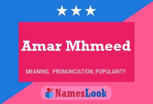 Amar Mhmeed Name Poster