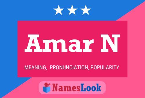 Amar N Name Poster