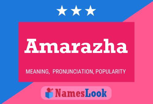 Amarazha Name Poster