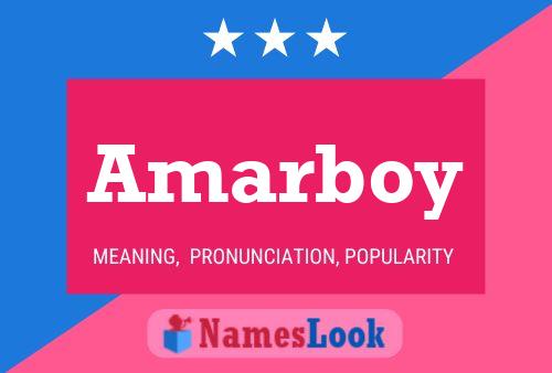 Amarboy Name Poster