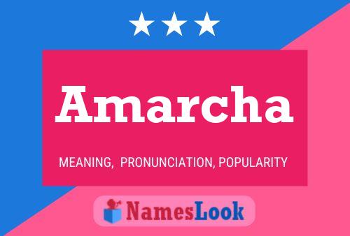 Amarcha Name Poster