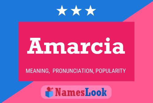 Amarcia Name Poster