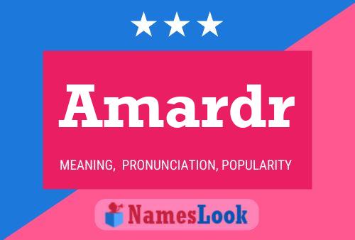 Amardr Name Poster