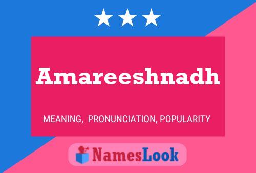 Amareeshnadh Name Poster