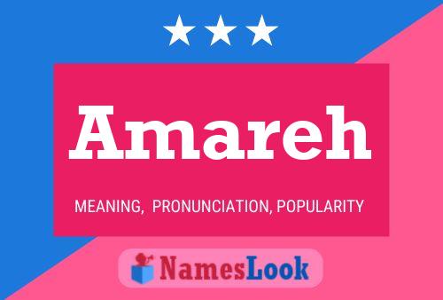 Amareh Name Poster