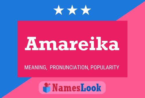 Amareika Name Poster