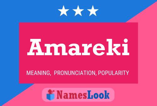 Amareki Name Poster