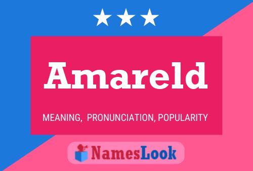 Amareld Name Poster