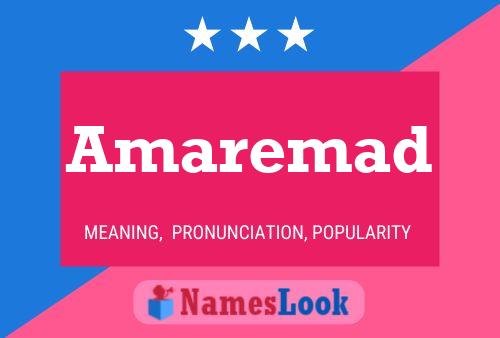 Amaremad Name Poster