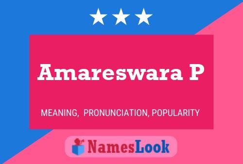 Amareswara P Name Poster