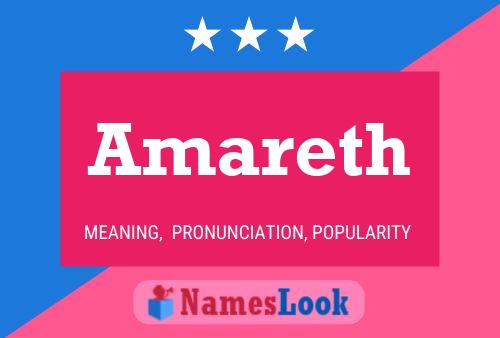 Amareth Name Poster