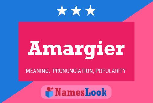 Amargier Name Poster