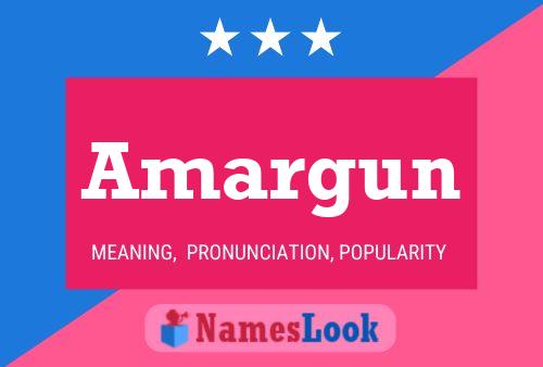 Amargun Name Poster