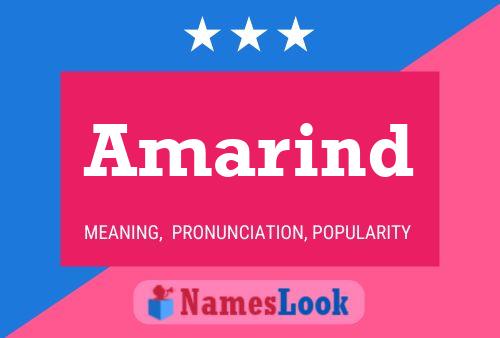 Amarind Name Poster