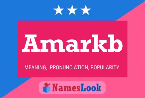 Amarkb Name Poster