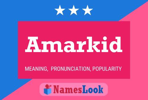 Amarkid Name Poster