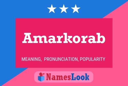 Amarkorab Name Poster