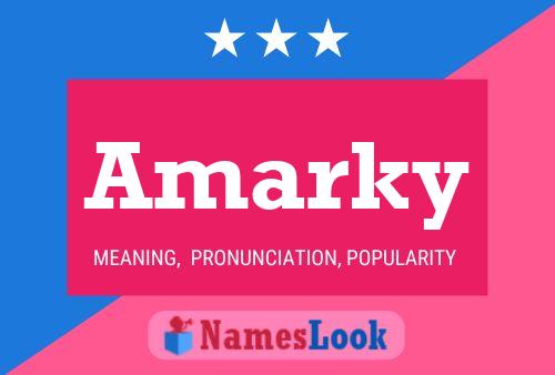 Amarky Name Poster