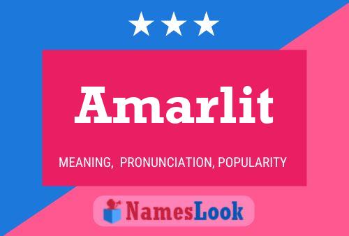 Amarlit Name Poster