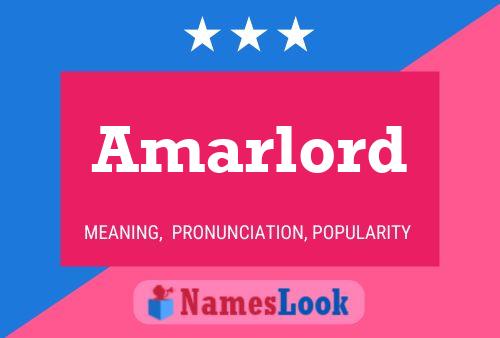 Amarlord Name Poster