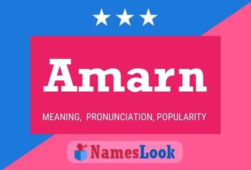 Amarn Name Poster