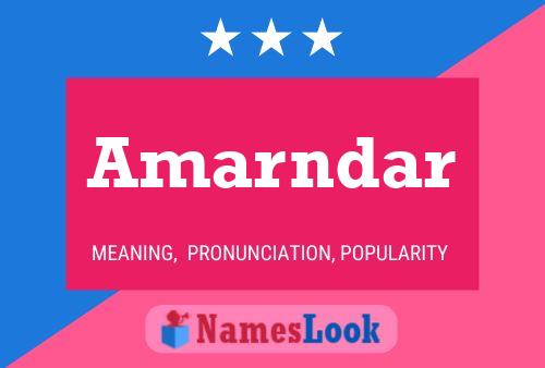 Amarndar Name Poster