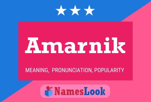 Amarnik Name Poster