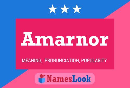 Amarnor Name Poster