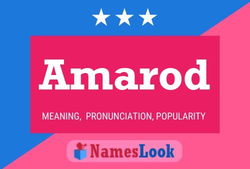 Amarod Name Poster