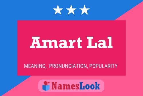 Amart Lal Name Poster