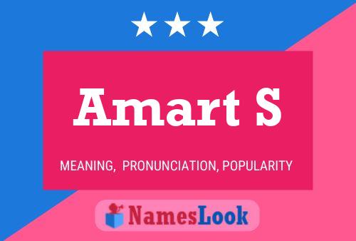 Amart S Name Poster