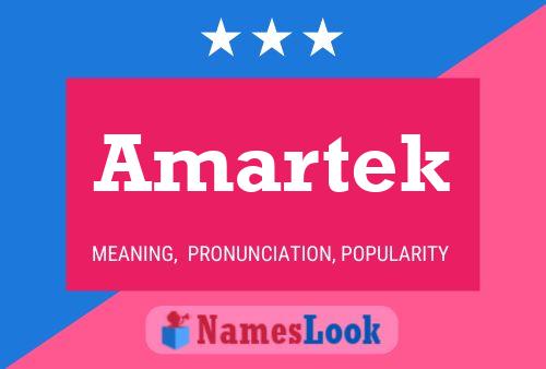 Amartek Name Poster