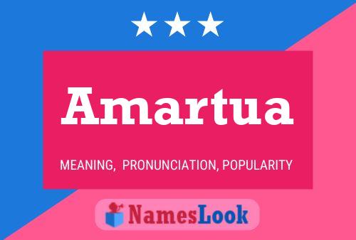 Amartua Name Poster