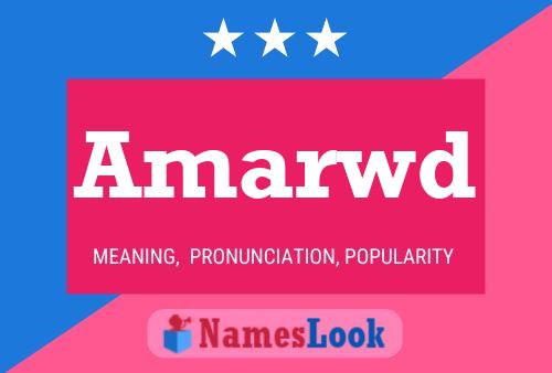 Amarwd Name Poster