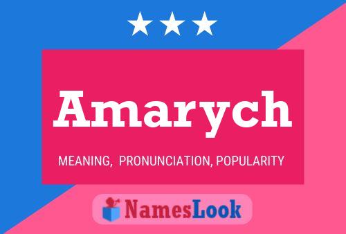 Amarych Name Poster