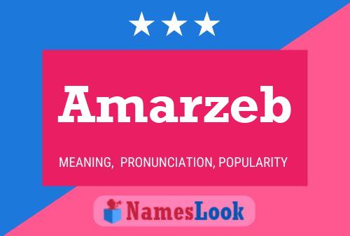 Amarzeb Name Poster