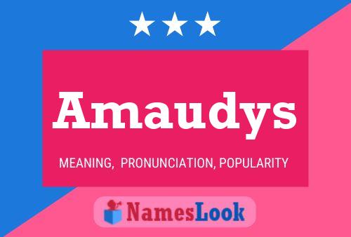 Amaudys Name Poster