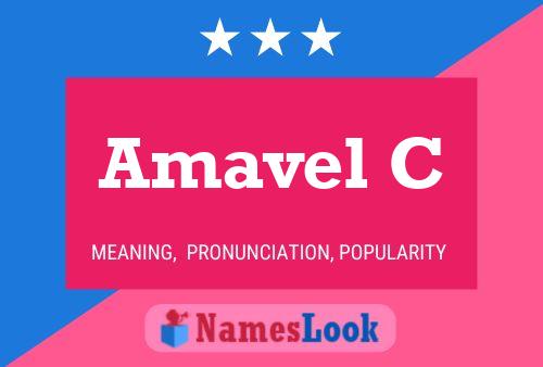 Amavel C Name Poster