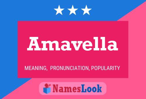 Amavella Name Poster